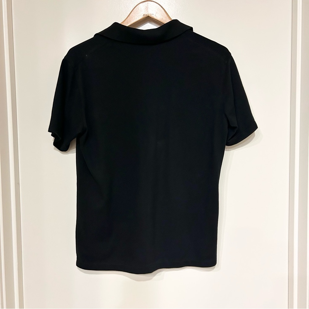 Uniqlo Shirt Golf Polo Mens S Black Rugby Short Sleeve Athletic Casual Outdoor - Picture 2 of 6